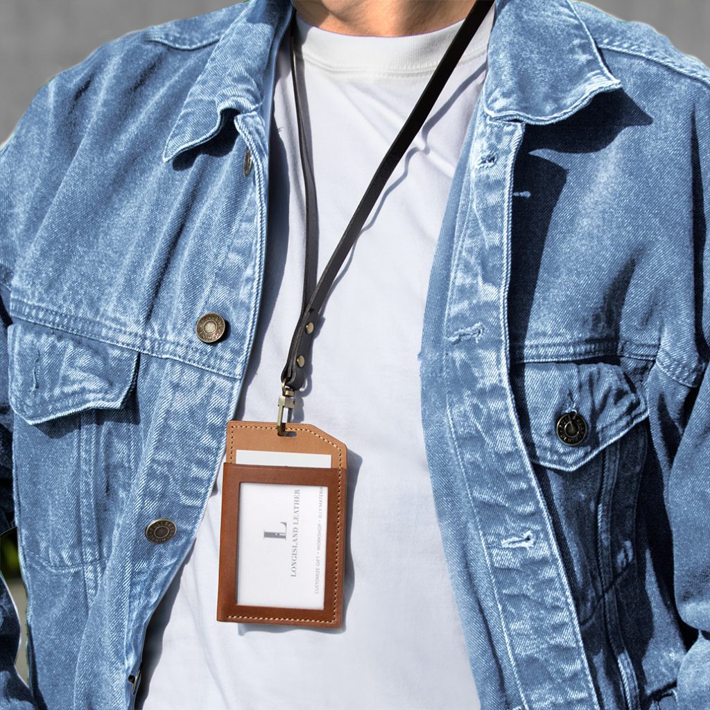 OLD FASHION ID Name Badge Cardholder